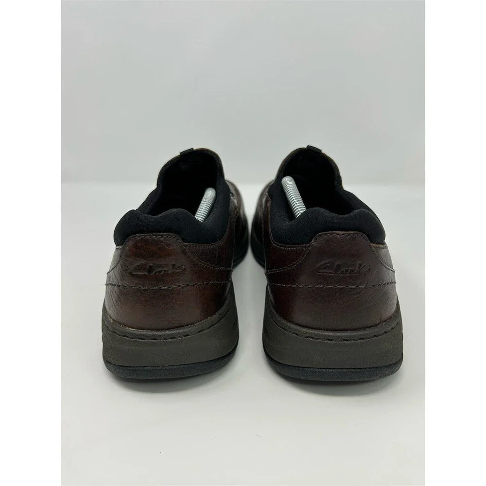 Clarks Cotrell Step Men's Brown Slip-On Loafers Moc Toe Comfort Size 11.5 Wide
